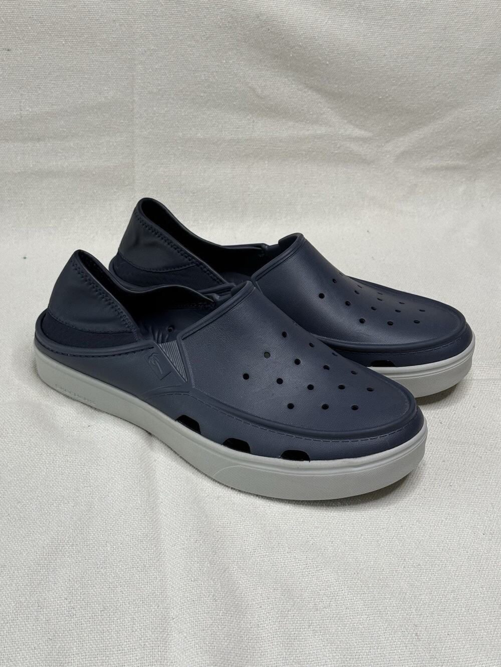 Skechers Men Foamies Vista-Crossroads Shoes Size 12 Grey Slip On Casual Shoes